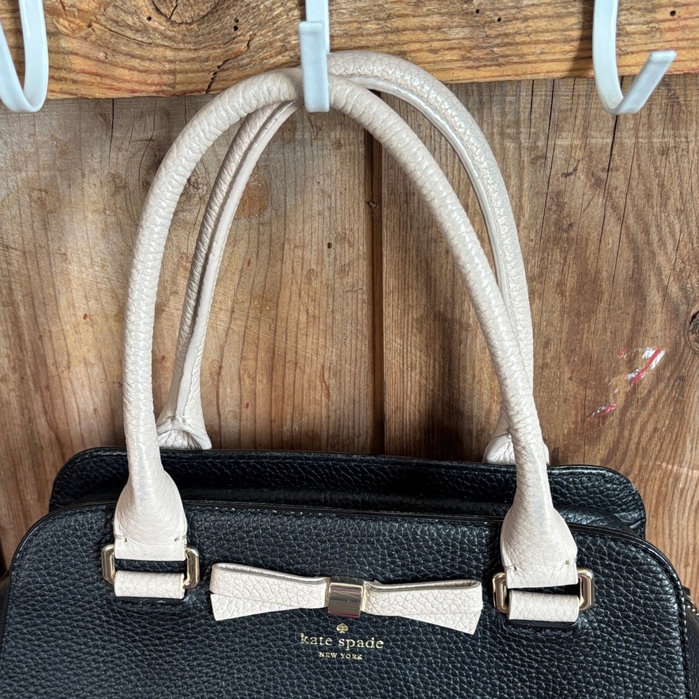 Kate Spade Black and White Satchel - Picture 3 of 11